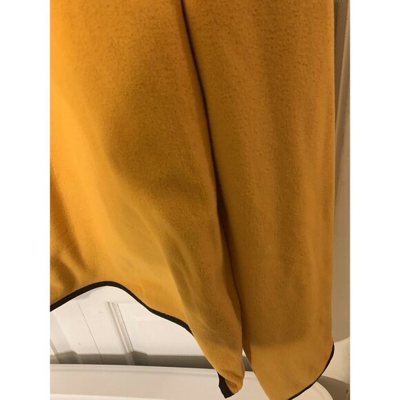 The North Face Fleece Pullover Sweater Jacket Men’s Sz L Gold Black - Picture 5 of 9